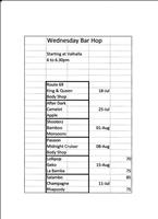 thumbnail of Wednesday Bar Hop