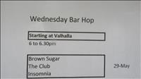 Wednesday Bar Hop