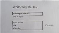 Wednesday Bar Hop