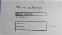 Wednesday Bar Hop