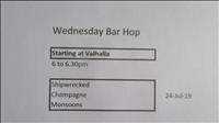 thumbnail of Wednesday Bar Hop