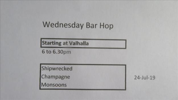 Wednesday Bar Hop