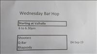 Wednesday Bar Hop