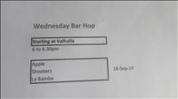 thumbnail of Wednesday Bar Hop