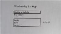 thumbnail of Wednesday Bar Hop