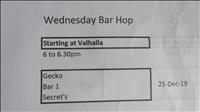 Wednesday Bar Hop