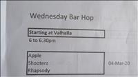 thumbnail of Wednesday Bar Hop