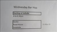 thumbnail of Wednesday Bar Hop